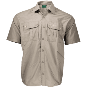 Quick Dry Short Sleeve Shirt: Olive